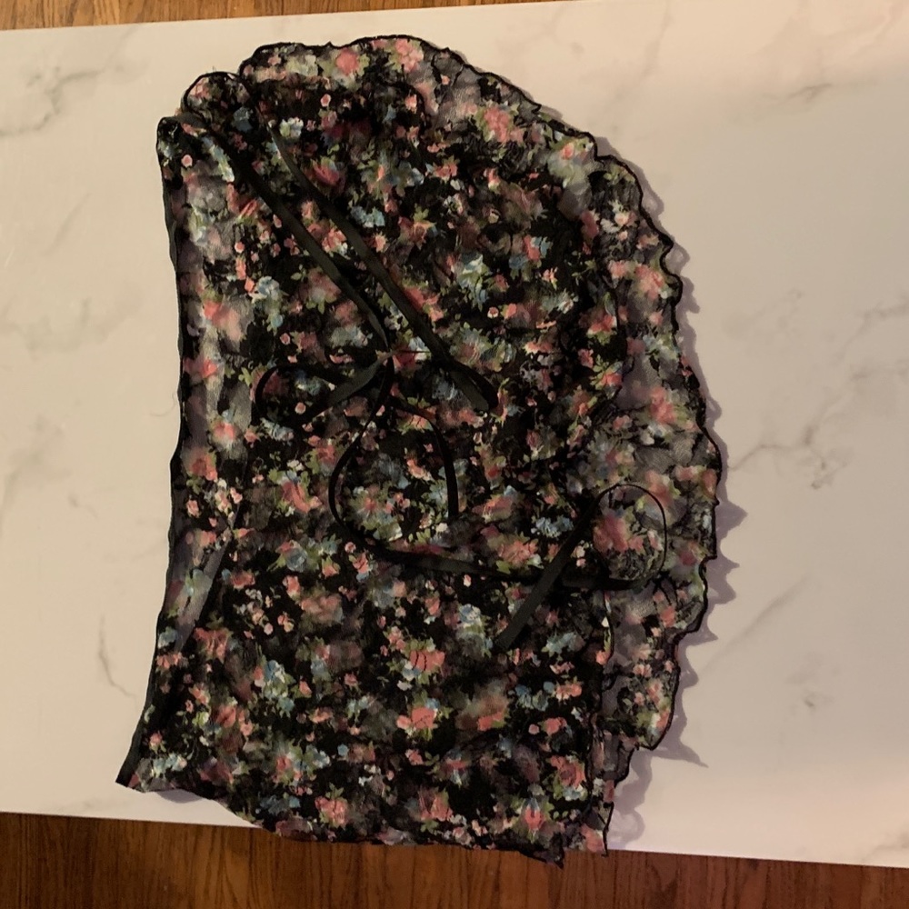 Woman’s dance lace wrap around skirt